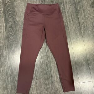 Harper Wilde Flex High Rise Leggings with Pockets in Plum Purple, Size L